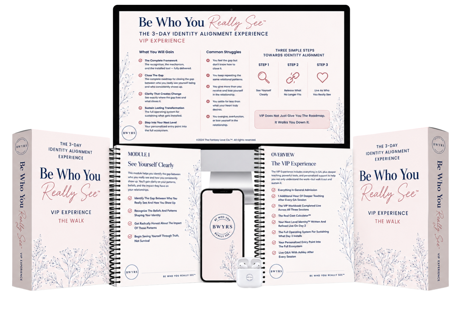 Be Who You Really See™ VIP Mockup PNG